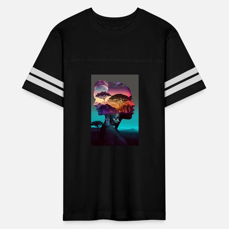 Afro-Surreal Double Exposure