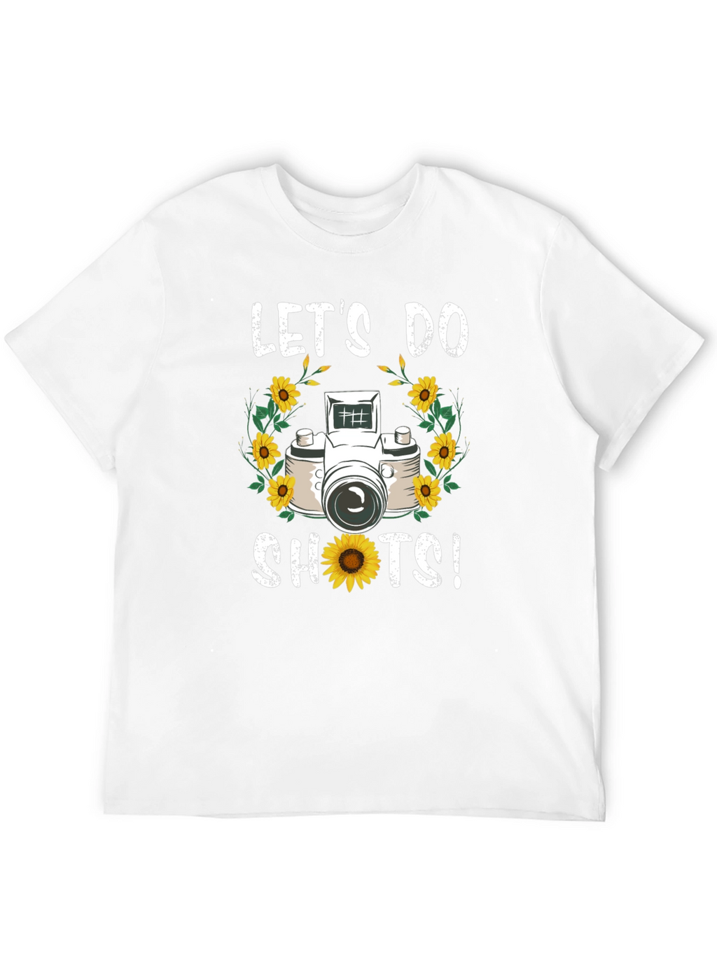 Lets Do Shots! Camera Graphic T-Shirt