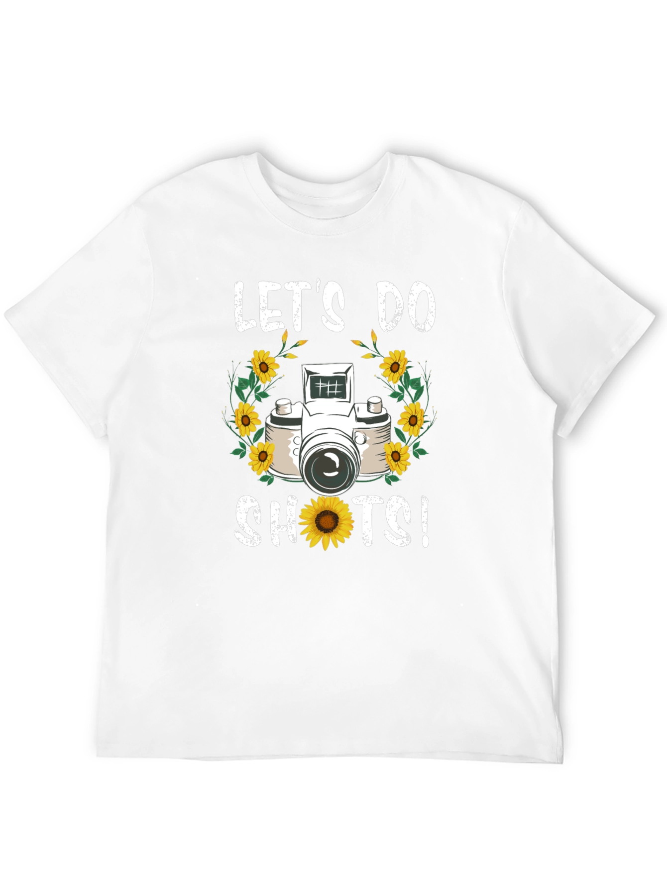 Lets Do Shots! Camera Graphic T-Shirt