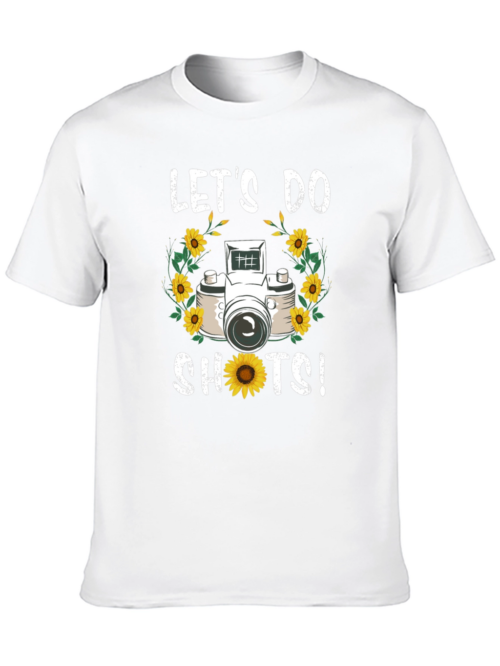 Lets Do Shots! Camera Graphic T-Shirt