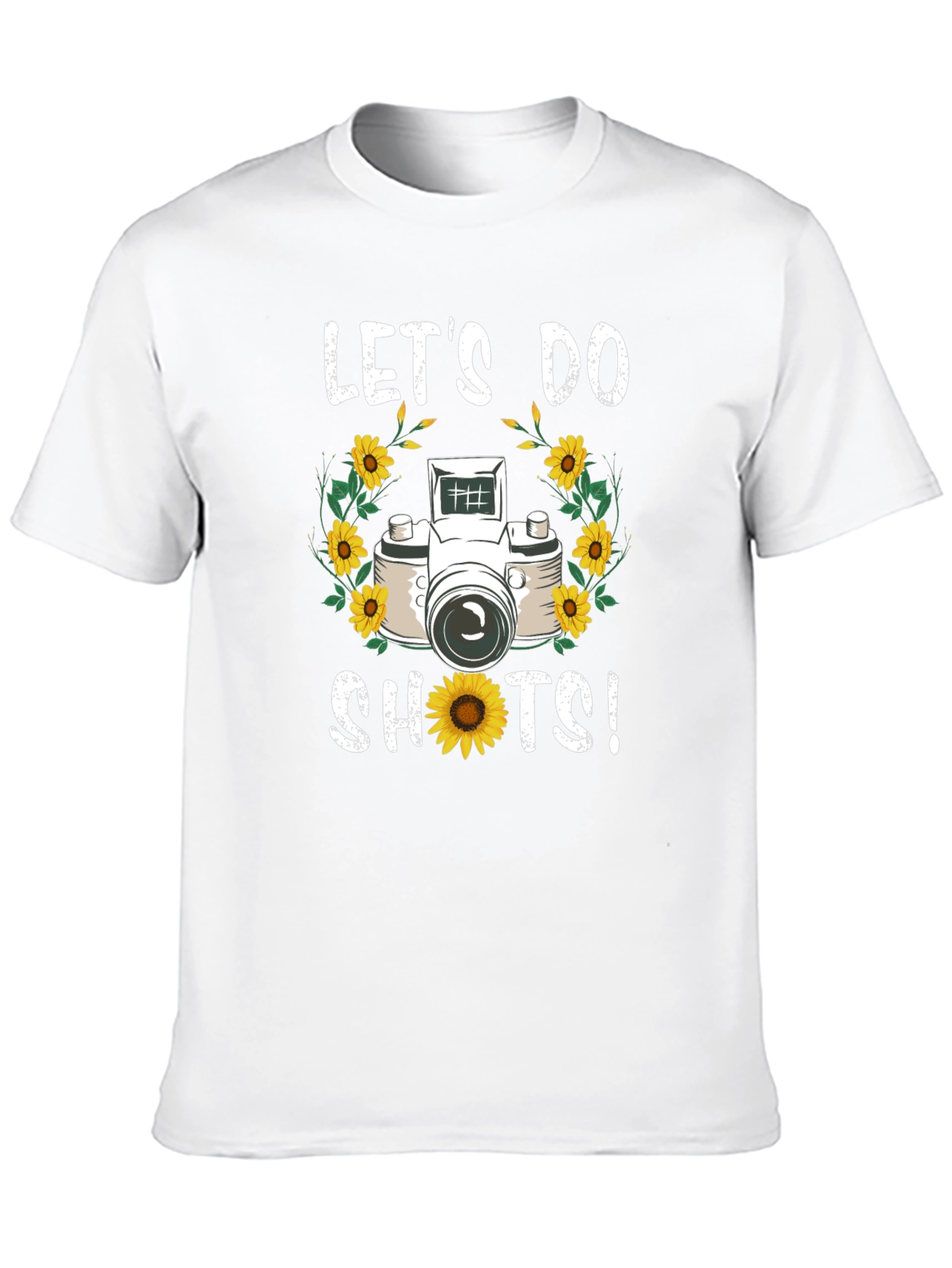 Lets Do Shots! Camera Graphic T-Shirt