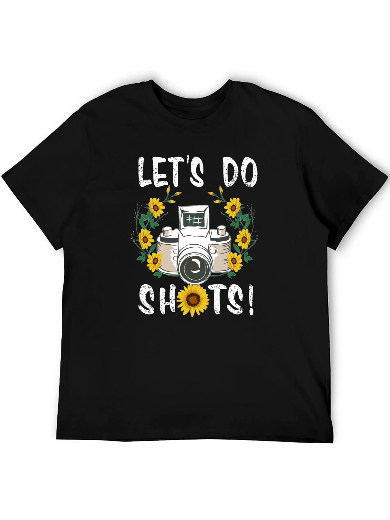 Lets Do Shots! Camera Graphic T-Shirt