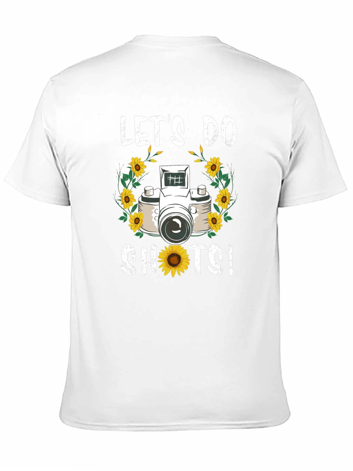 Lets Do Shots! Camera Graphic T-Shirt