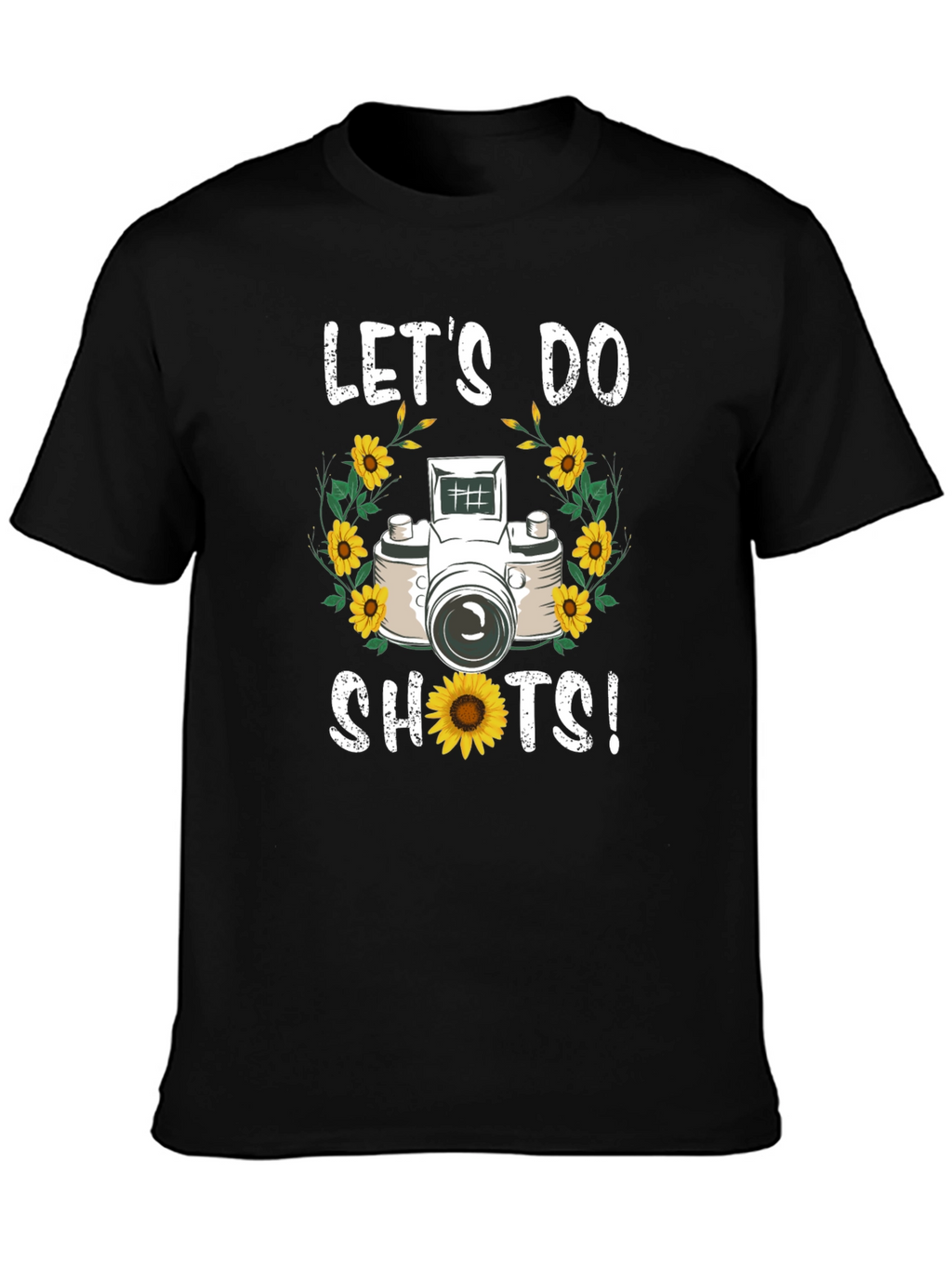 Lets Do Shots! Camera Graphic T-Shirt