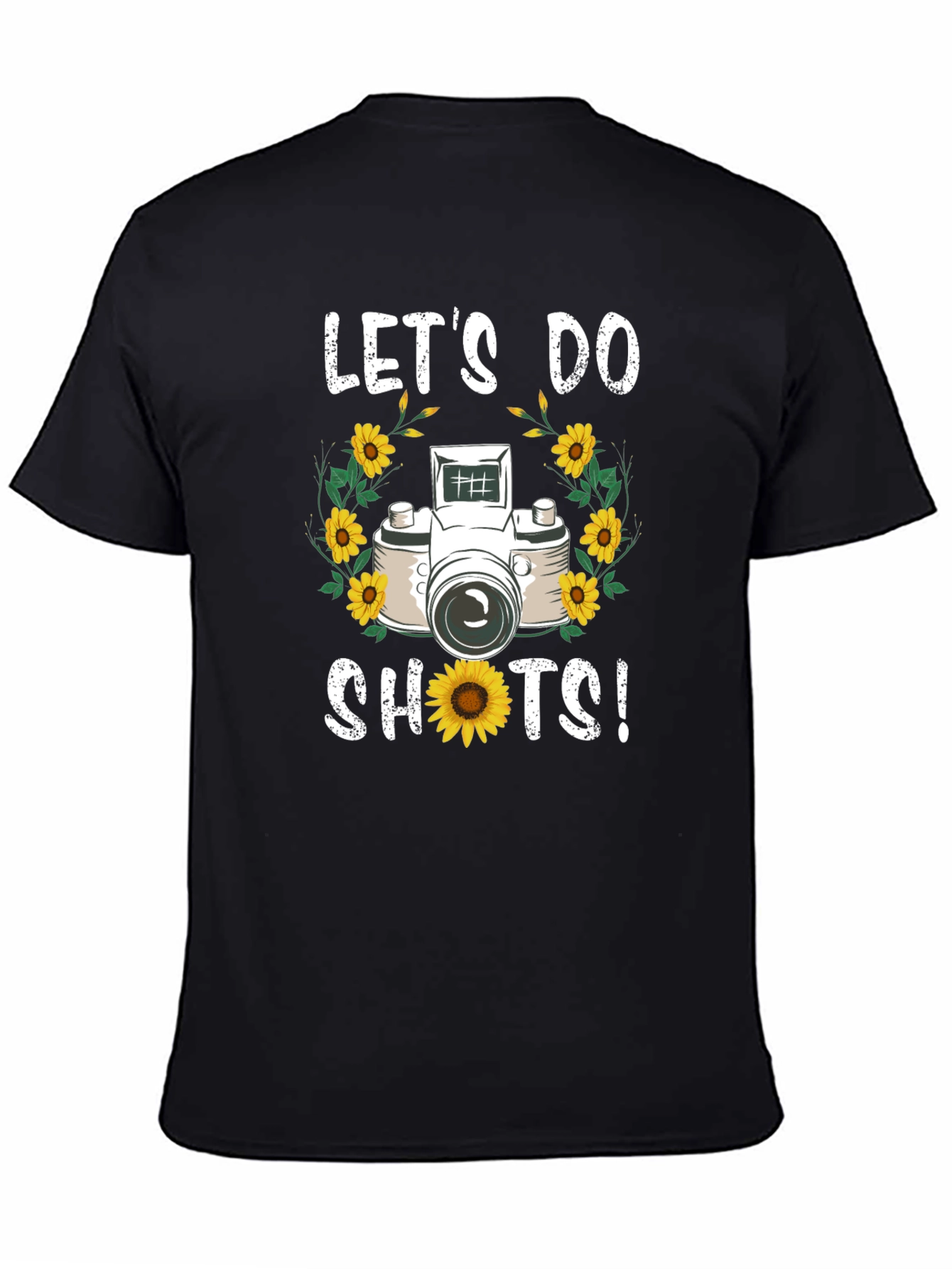 Lets Do Shots! Camera Graphic T-Shirt
