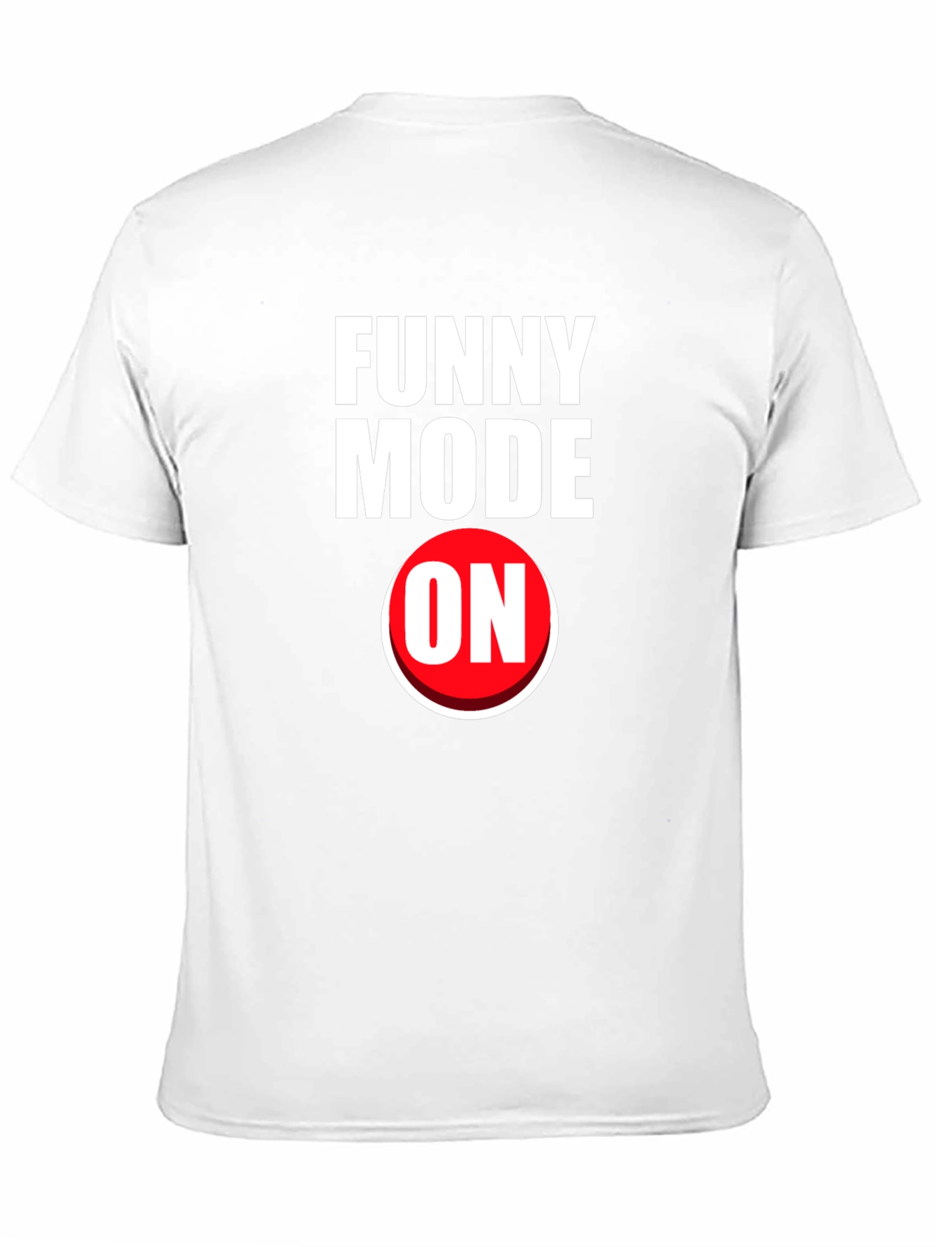 Funny Mode On T-Shirt - Black Graphic Tee