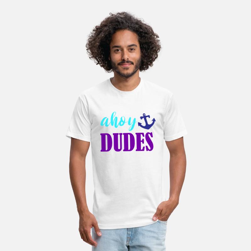 Ahoy Dudes Nautical Summer Tee