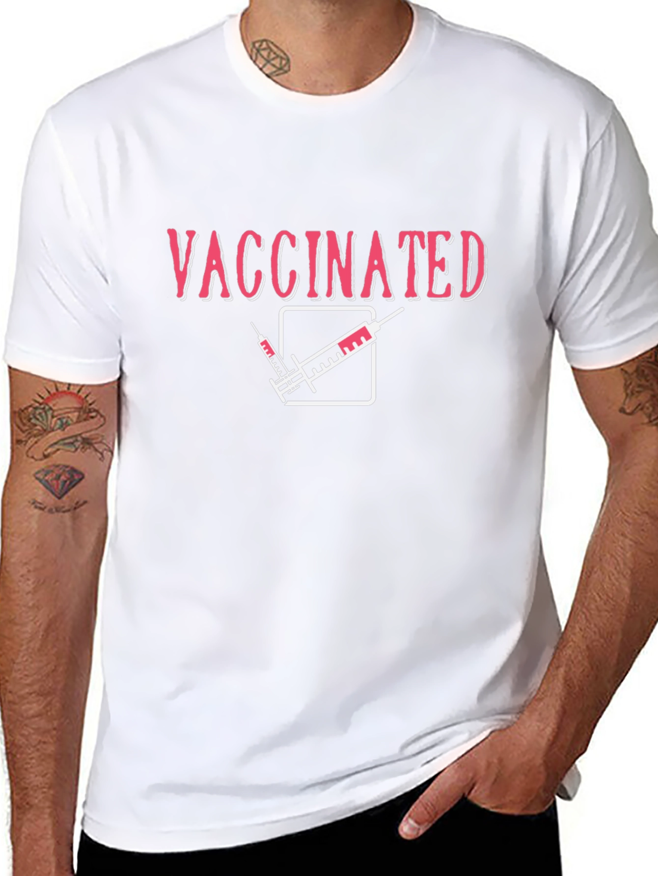 Vaccinated T-Shirt: Show Your Status!