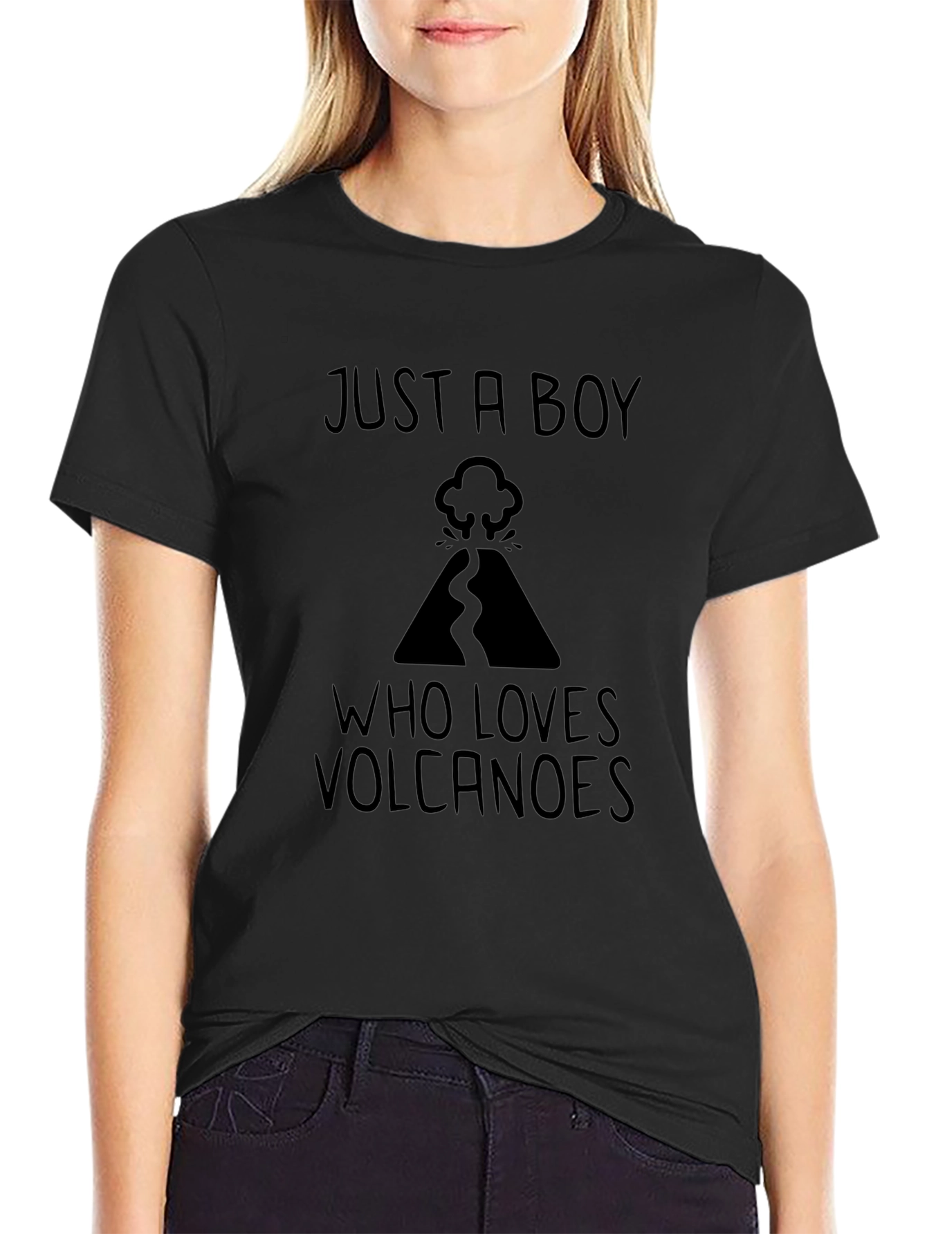 Volcano Lover T-Shirt - Just a Boy Design