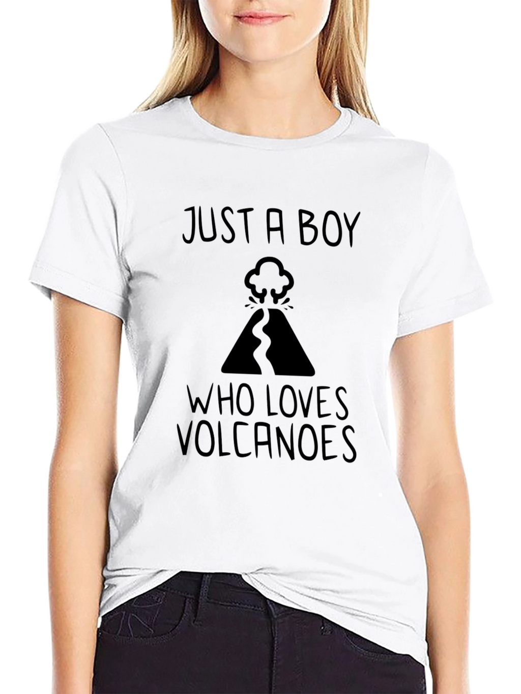 Volcano Lover T-Shirt - Just a Boy Design