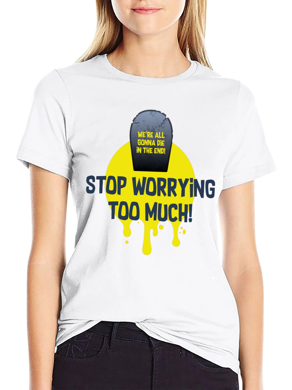 Stop Worrying T-Shirt - Funny Graphic Tee