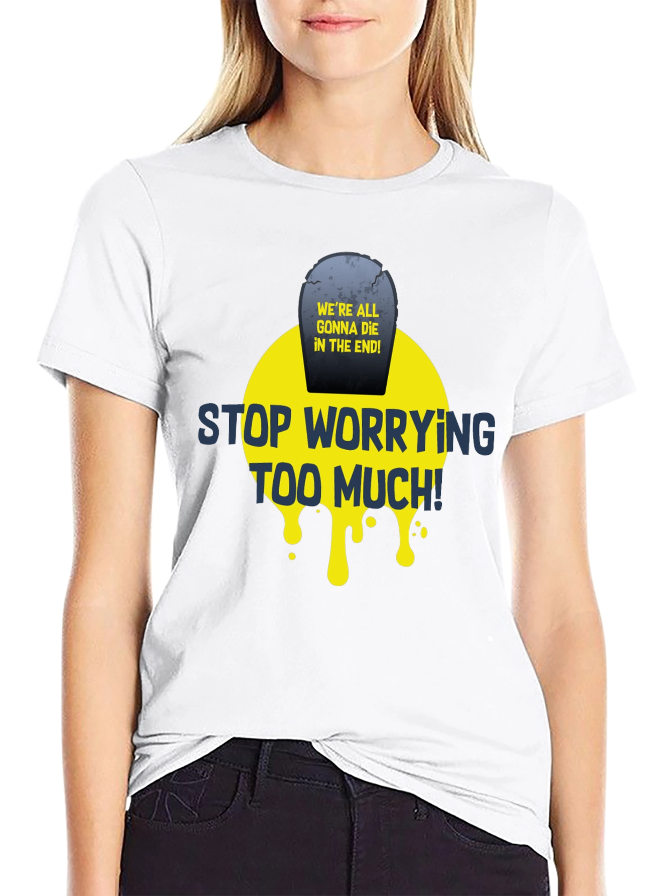 Stop Worrying T-Shirt - Funny Graphic Tee