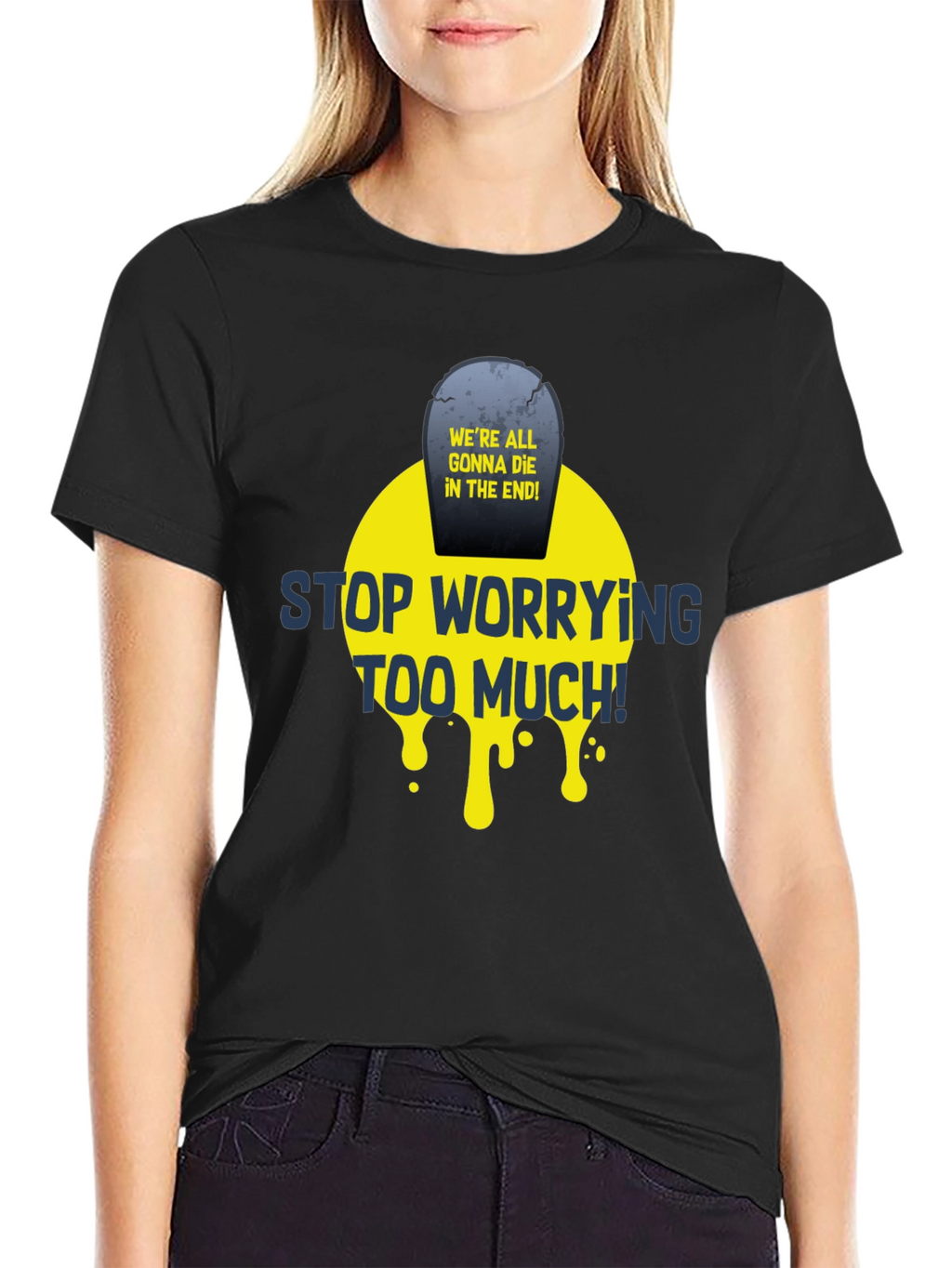Stop Worrying T-Shirt - Funny Graphic Tee