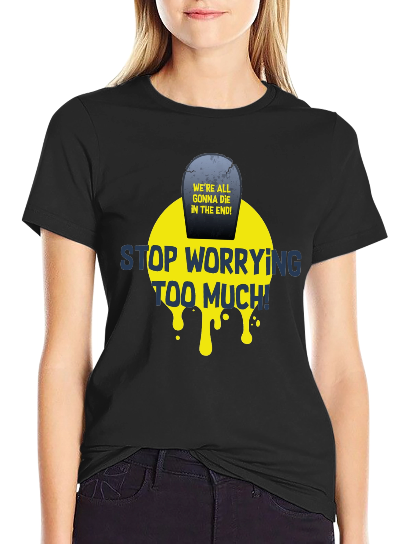 Stop Worrying T-Shirt - Funny Graphic Tee