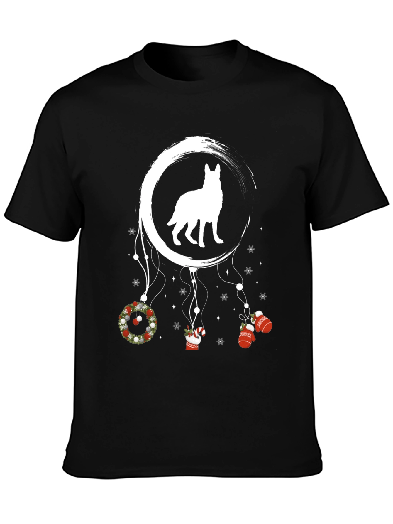 Dog Dreamcatcher Christmas T-Shirt