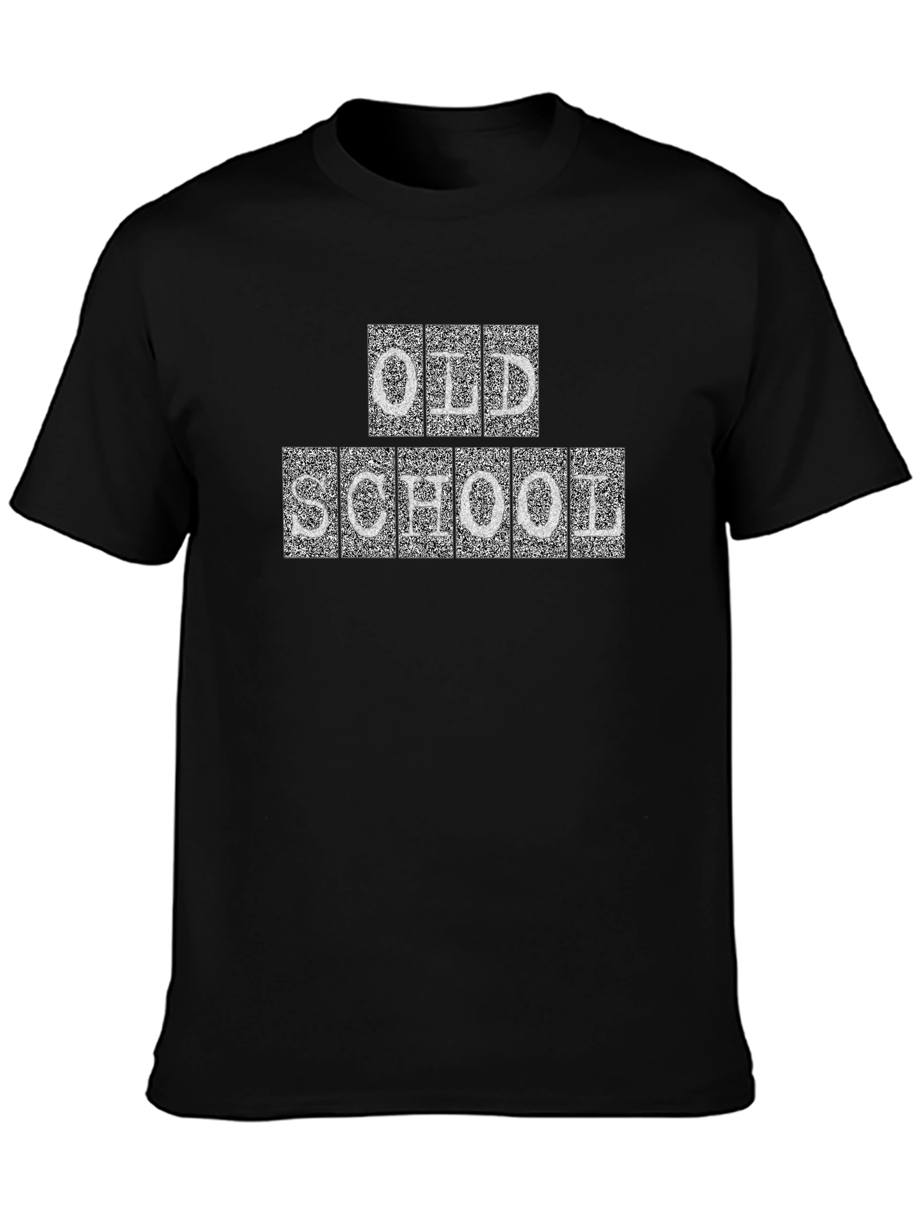 Old School Graphic Tee - Retro Style Black T-Shirt