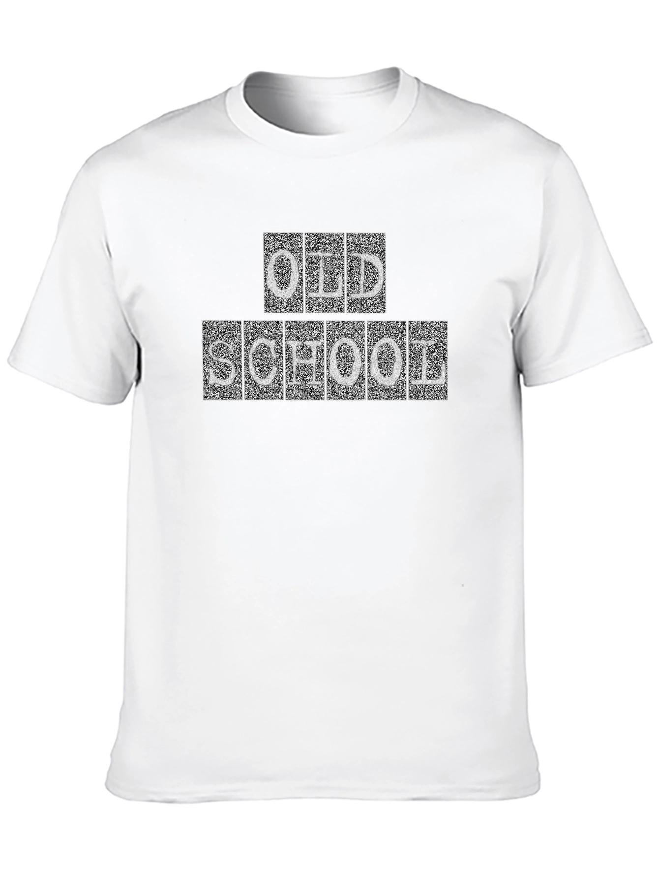 Old School Graphic Tee - Retro Style Black T-Shirt