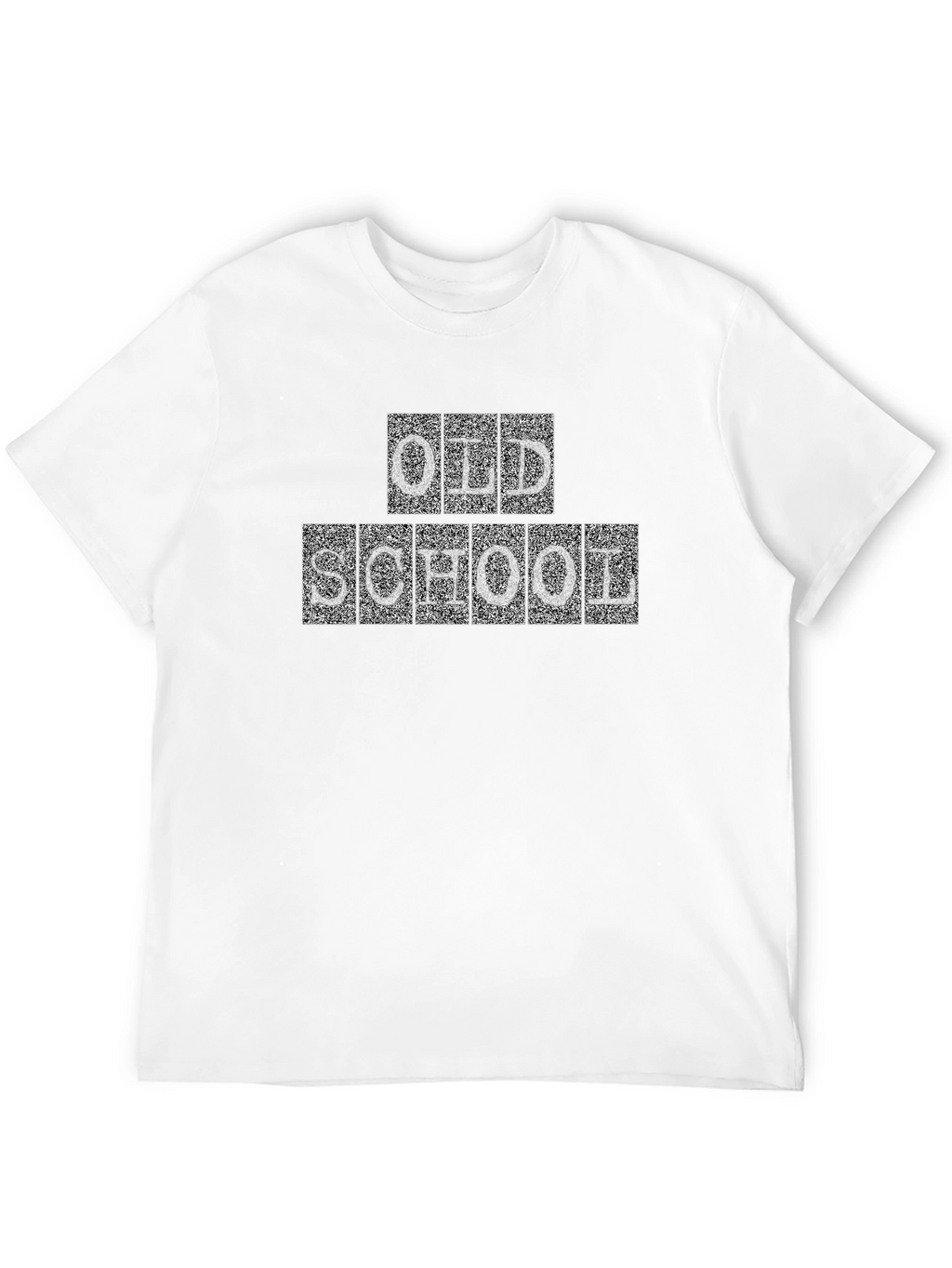 Old School Graphic Tee - Retro Style Black T-Shirt