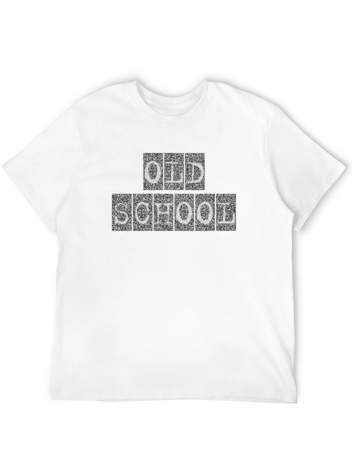 Old School Graphic Tee - Retro Style Black T-Shirt