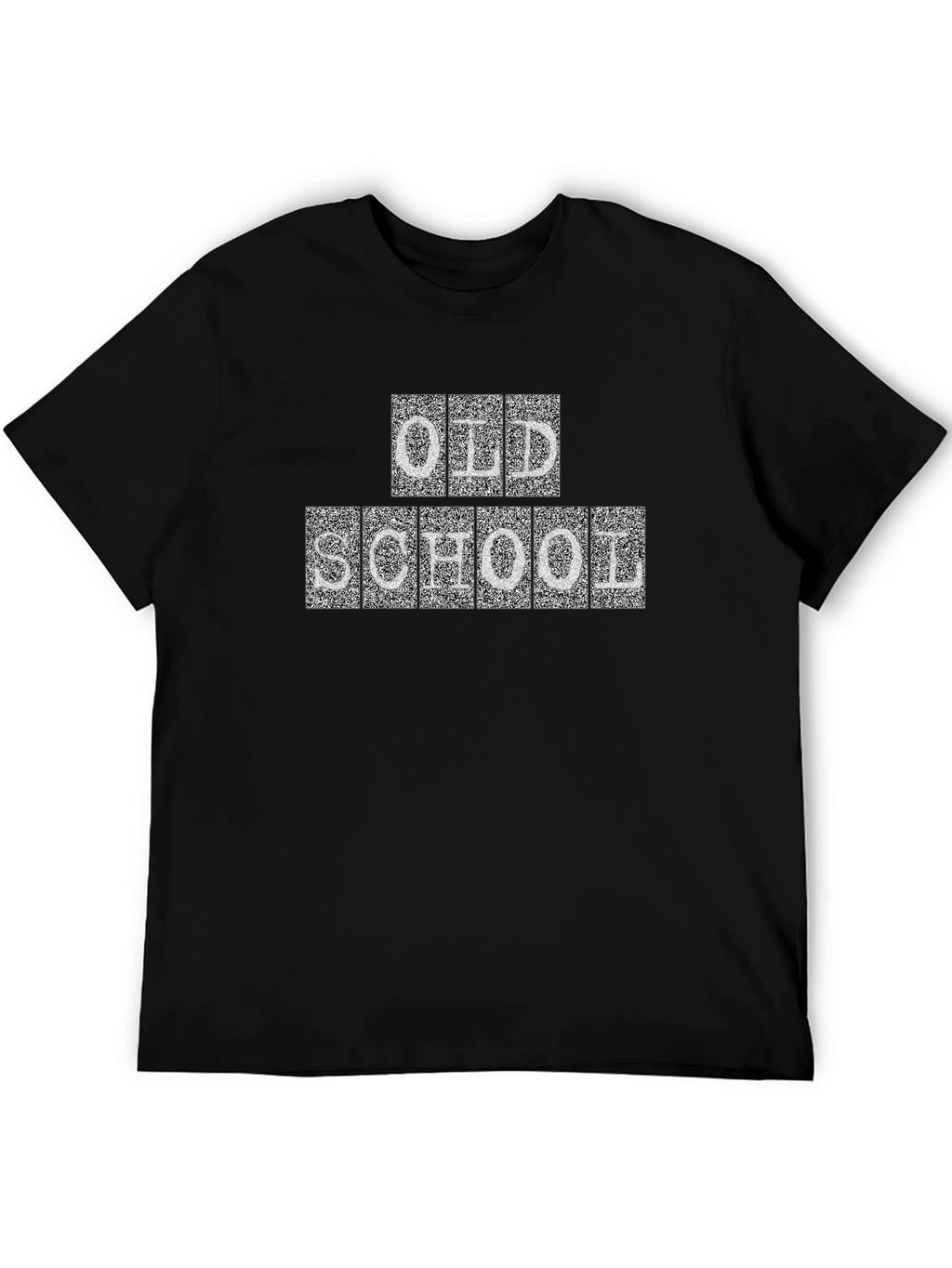 Old School Graphic Tee - Retro Style Black T-Shirt