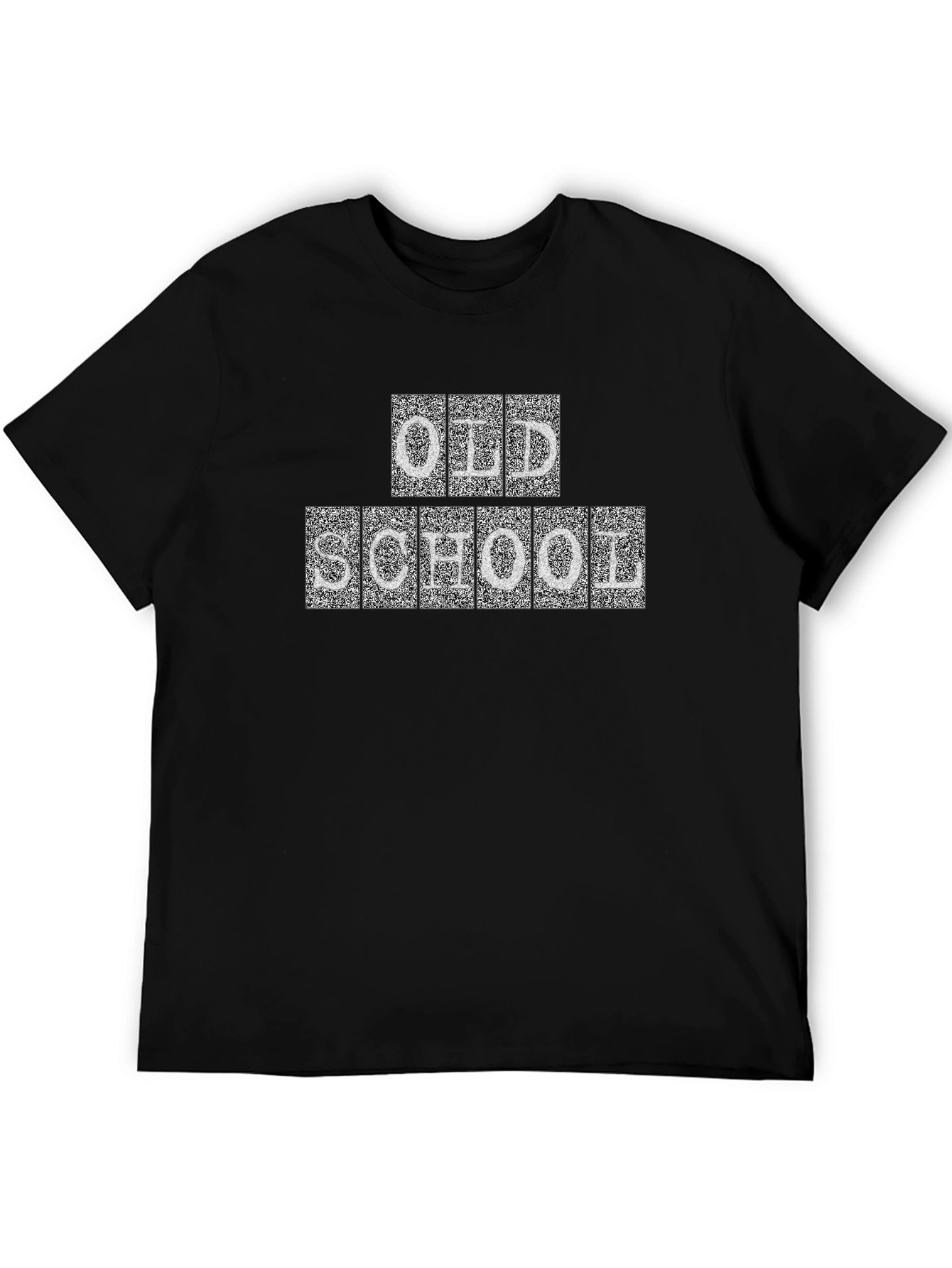 Old School Graphic Tee - Retro Style Black T-Shirt