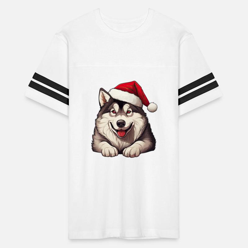 Alaskan Malamute 2 Christmas Dog