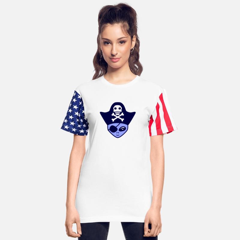 Alien Pirate Captain Funny Extraterrestrial Being