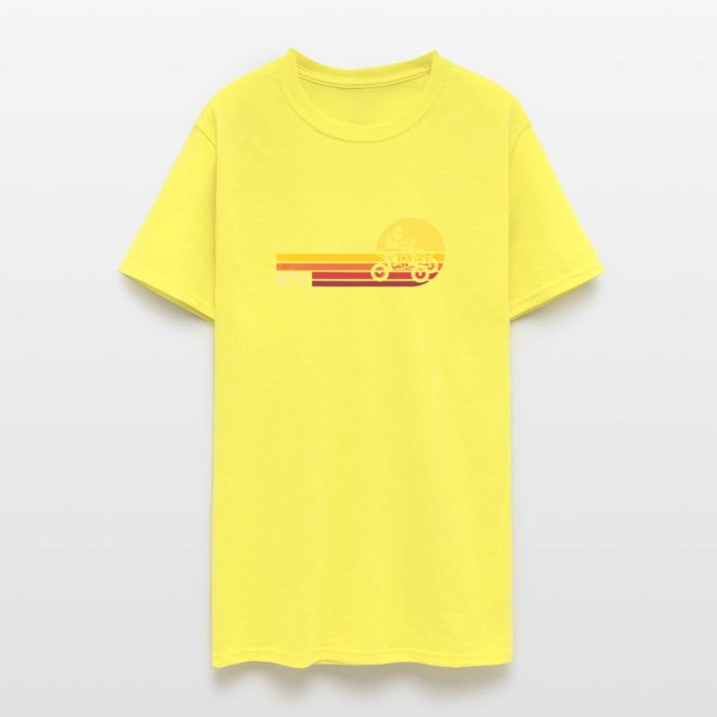 all terrain vehicles retro sunset artistic art wor