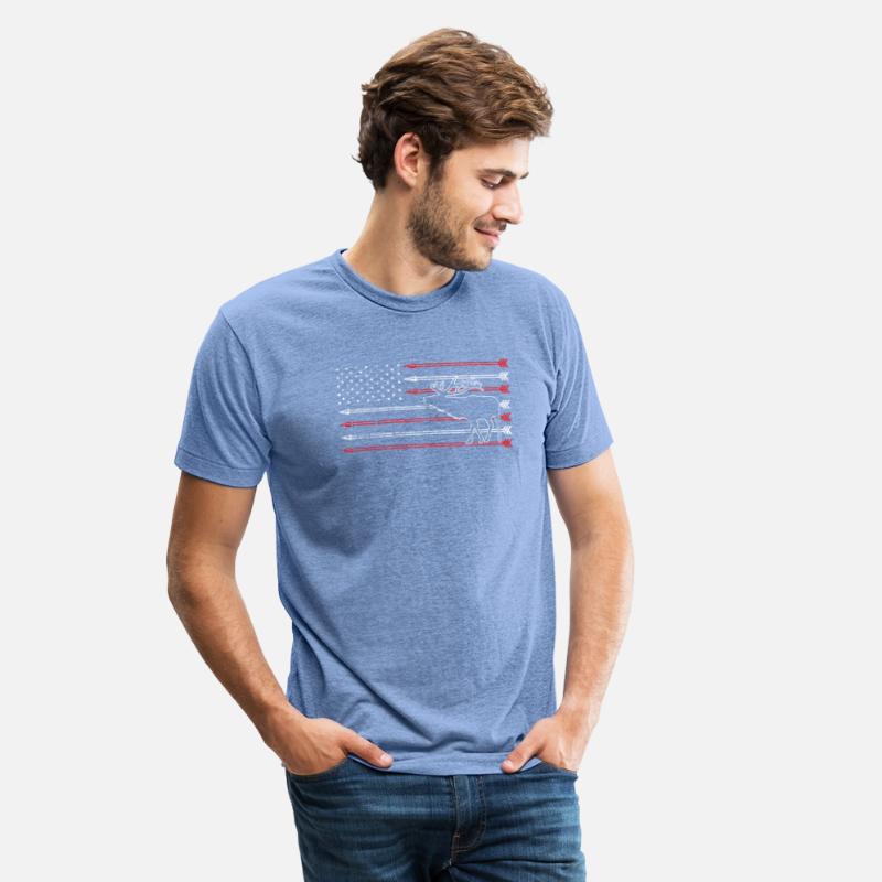 American Flag Elk Hunting Shirt - Crossbow Hunting