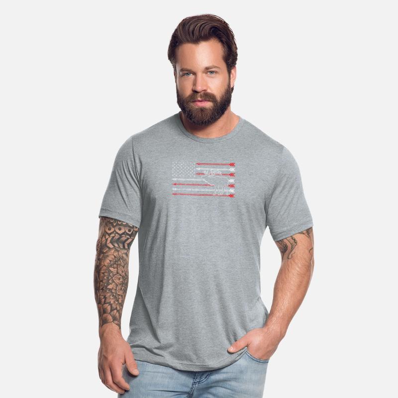 American Flag Elk Hunting Shirt - Crossbow Hunting