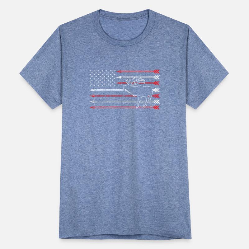 American Flag Elk Hunting Shirt - Crossbow Hunting