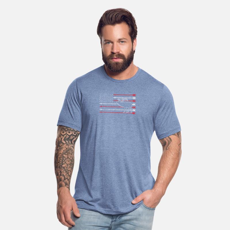 American Flag Elk Hunting Shirt - Crossbow Hunting