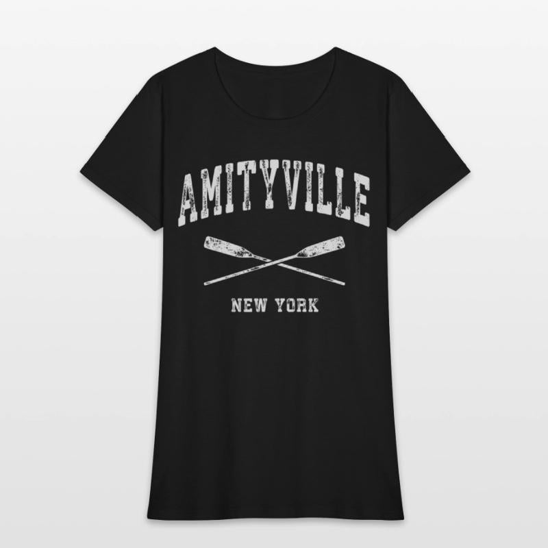 Amityville New York Nautical Crossed Oars