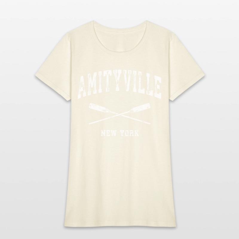 Amityville New York Nautical Crossed Oars