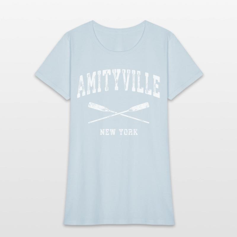 Amityville New York Nautical Crossed Oars