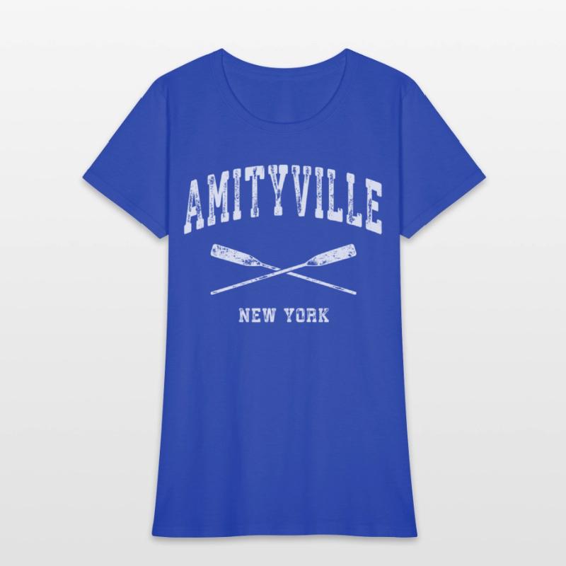 Amityville New York Nautical Crossed Oars