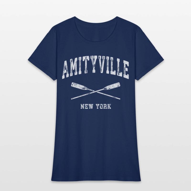 Amityville New York Nautical Crossed Oars