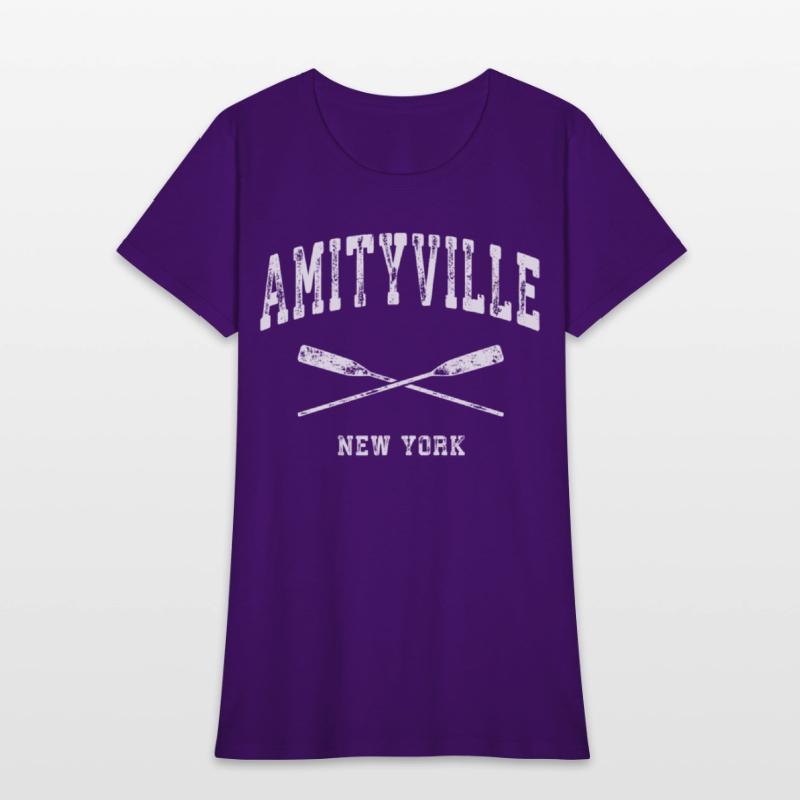 Amityville New York Nautical Crossed Oars