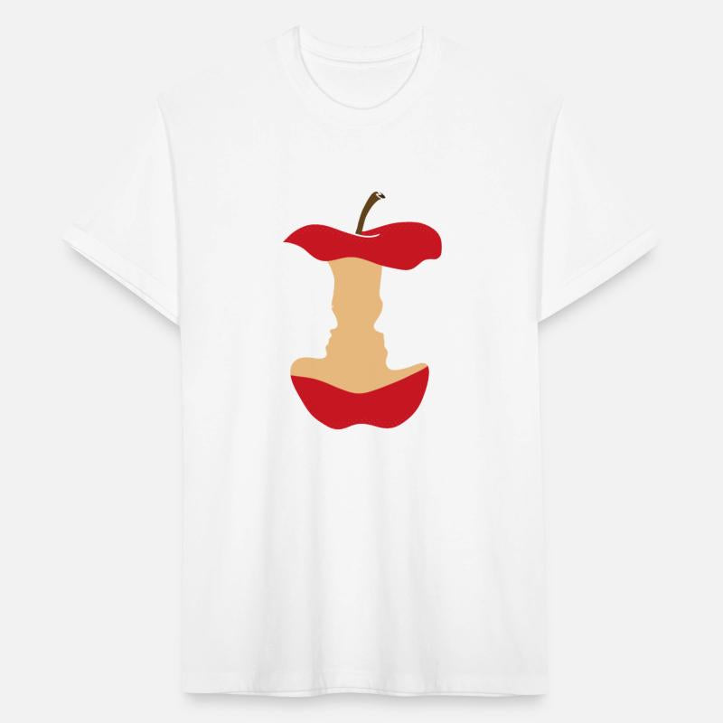 An apple or two kissing faces in this Fun Optical