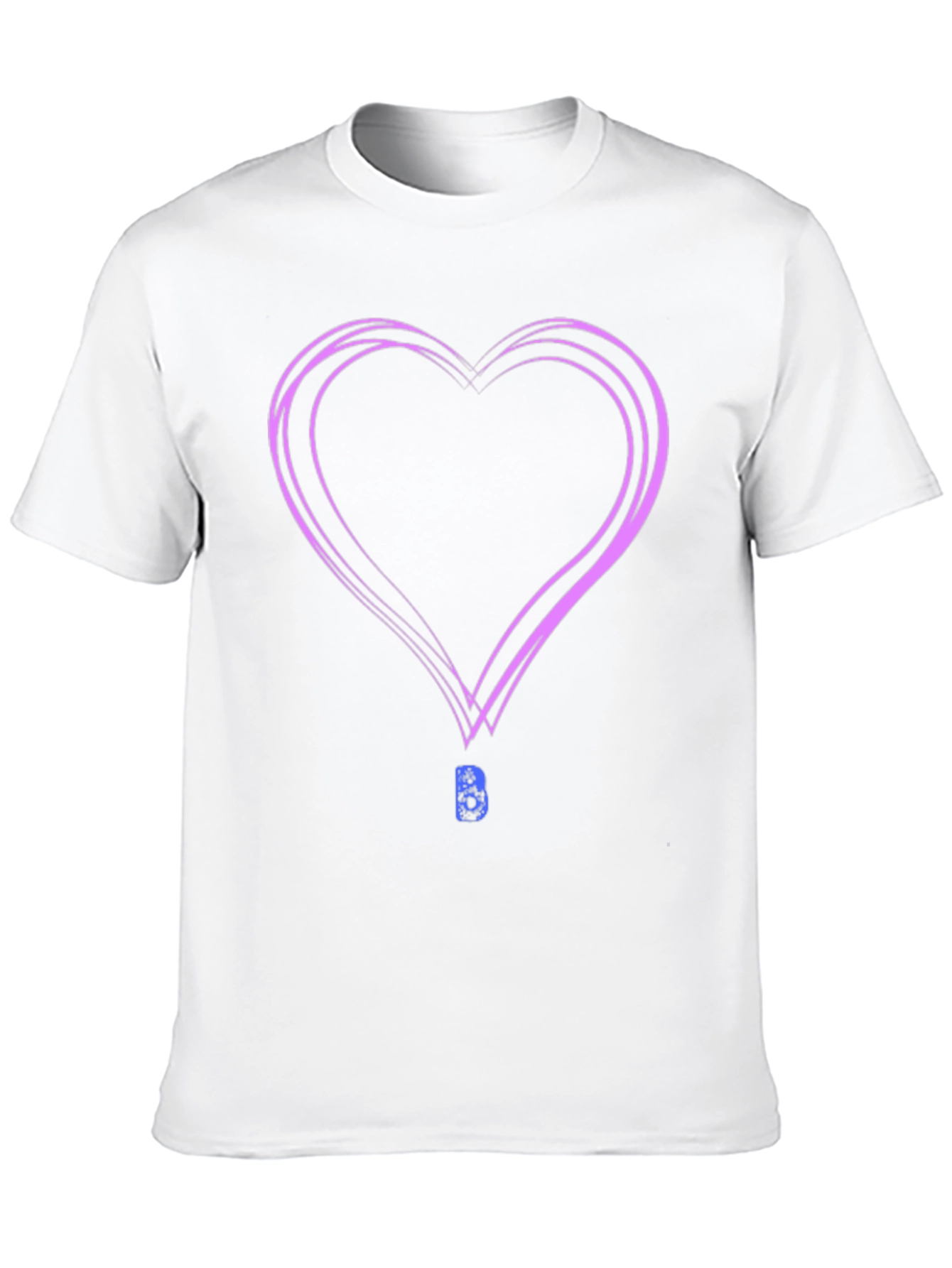 Heart Graphic Black T-Shirt