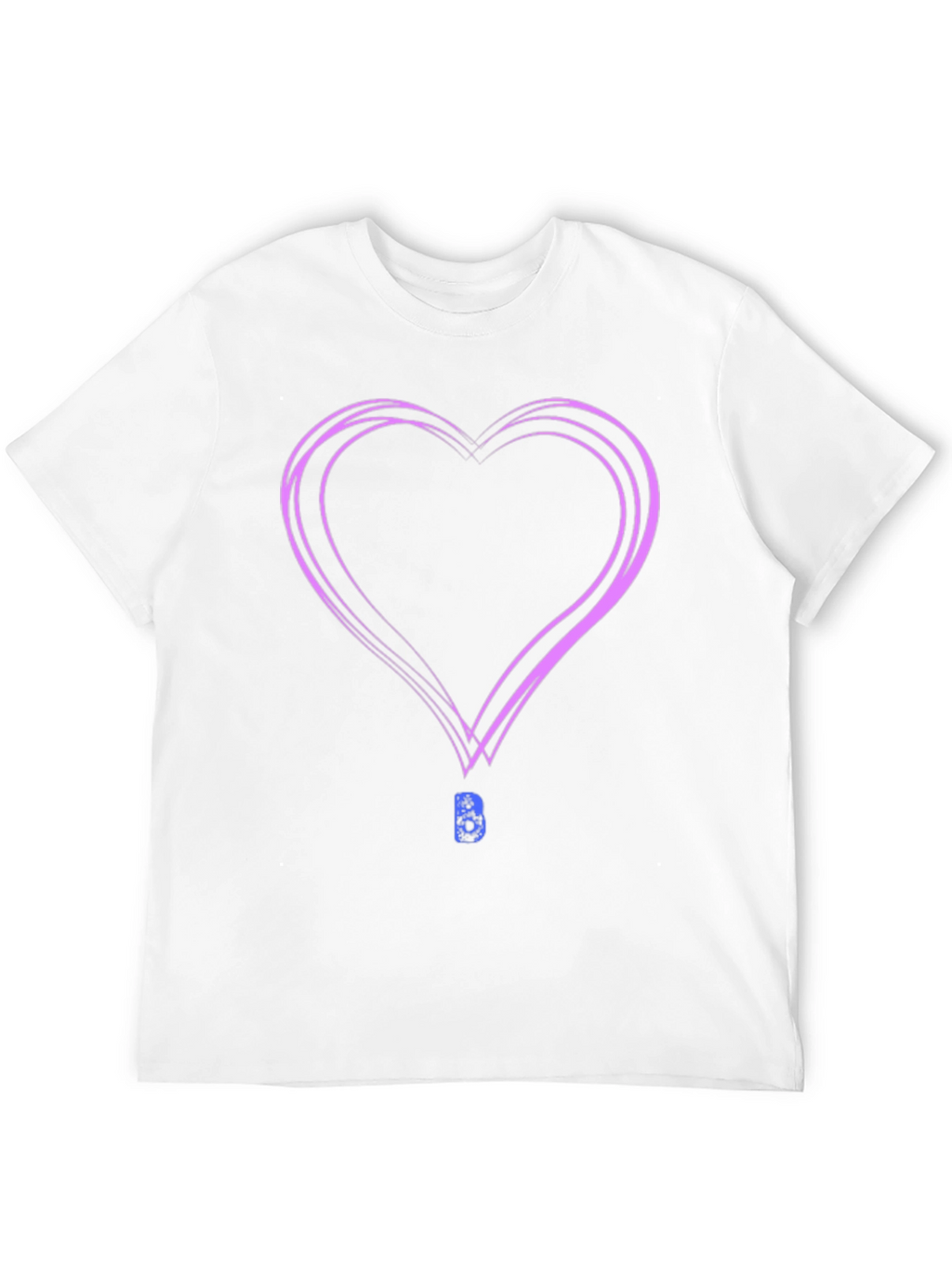 Heart Graphic Black T-Shirt