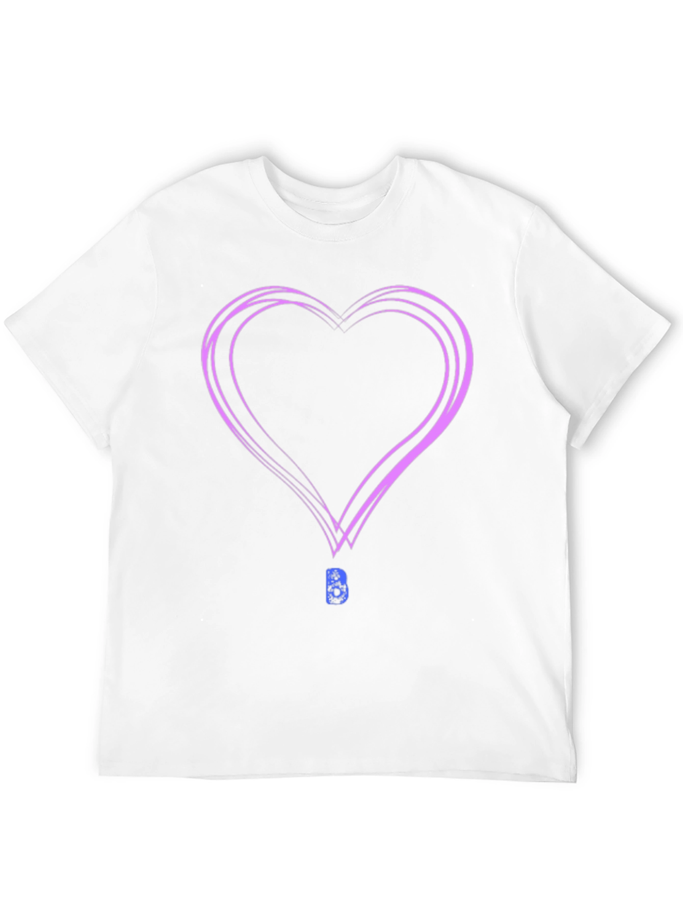 Heart Graphic Black T-Shirt