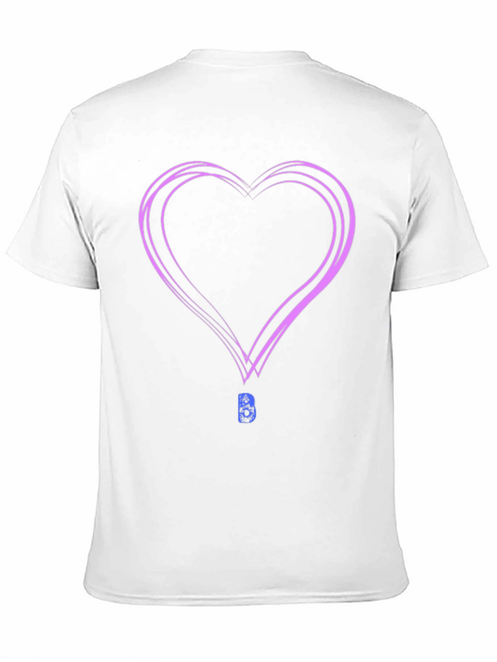 Heart Graphic Black T-Shirt