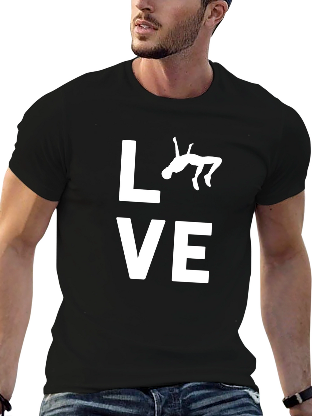 Love Gymnastics T-Shirt - Black Cotton Tee