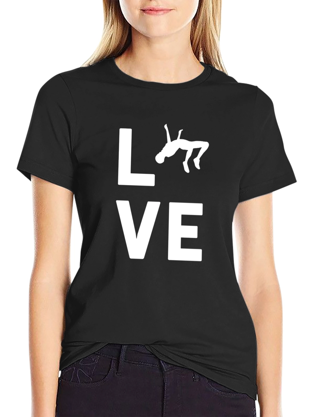 Love Gymnastics T-Shirt - Black Cotton Tee
