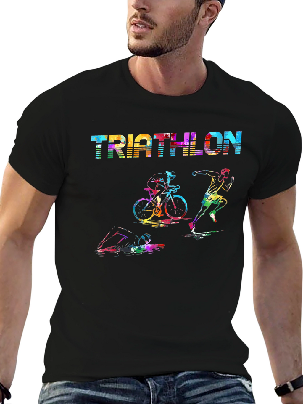 Triathlon Graphic T-Shirt