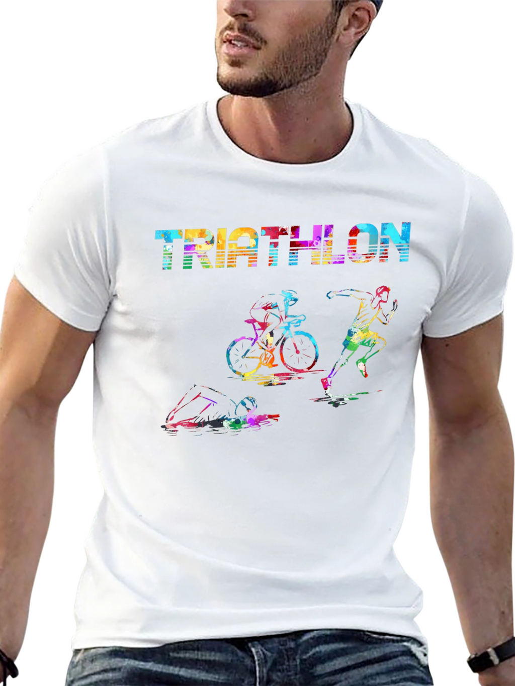 Triathlon Graphic T-Shirt