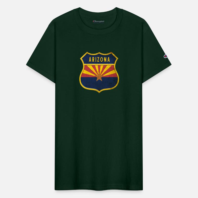 Arizona flags crest design