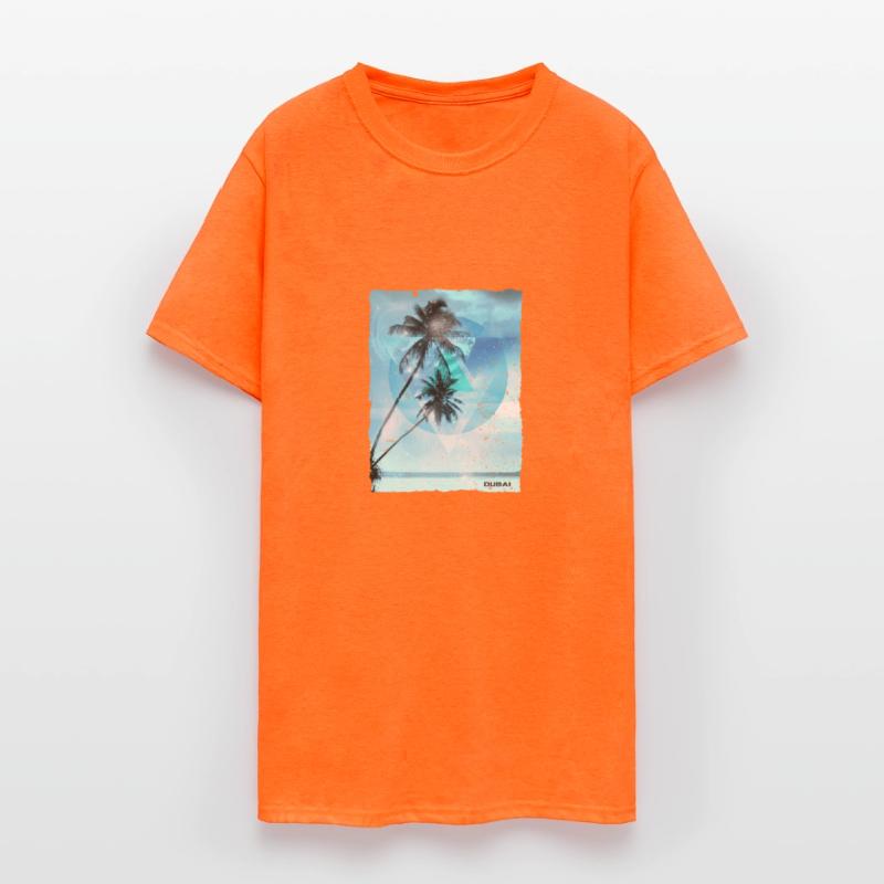 Artistic Dubai United Arab Emirates Palm Tree