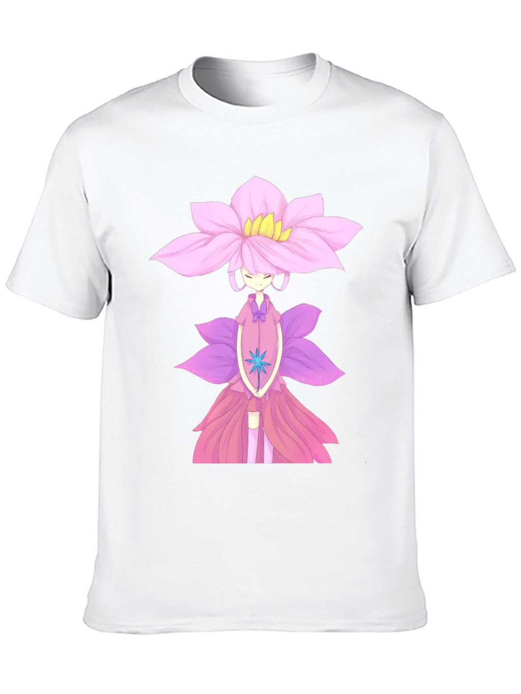 Floral Anime T-Shirt